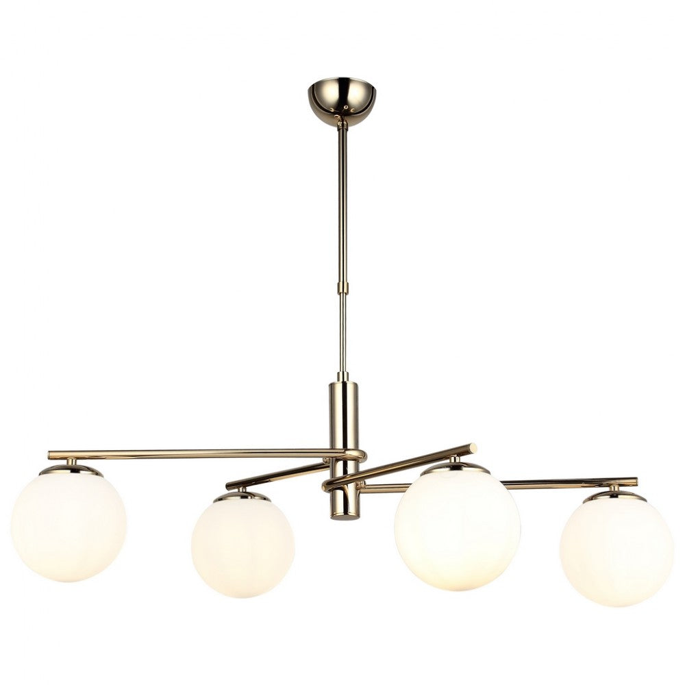 LUCEA BUMERANG 4-Light Linear Chandelier E27