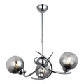 LUCEA HEDRA 3-Light Chrome Pendant Chandelier