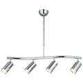 LUCEA SPOTTE 4-Light Linear Lacquer Chandelier GU10