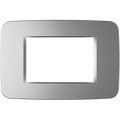 ABB Wide Frame Silver – (3, 4 & 7 Modules)