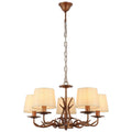 LUCEA FARIA 5-Light Coffee Chandelier E14