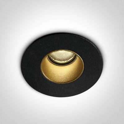 اسبوت ليد 1 وات ذهبي اضاءة وورم