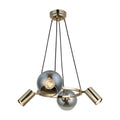 LUCEA ZERDE 2+2 Mixed Chandelier GU10 + E27