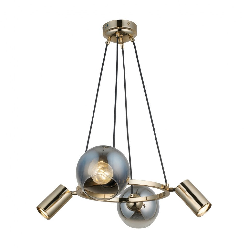 LUCEA ZERDE 2+2 Mixed Chandelier GU10 + E27
