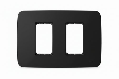 Black ABB 2-Module Wide Frame