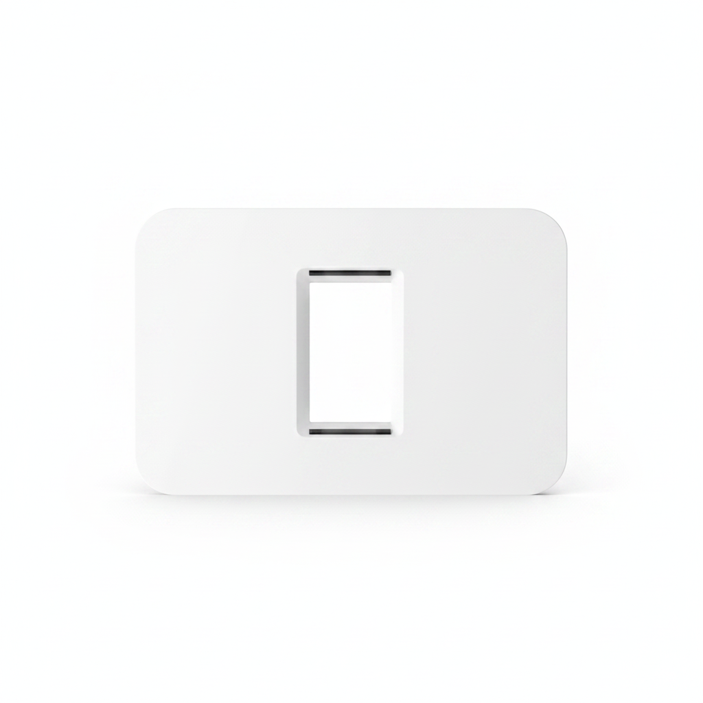 White 1-Module Wall Frame